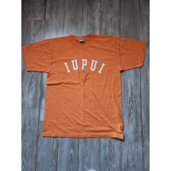 Time Out Other - VTG Time Out IUPUI Jaguars Basketball Shirt Orange Short Sleeve Unisex Adult XL